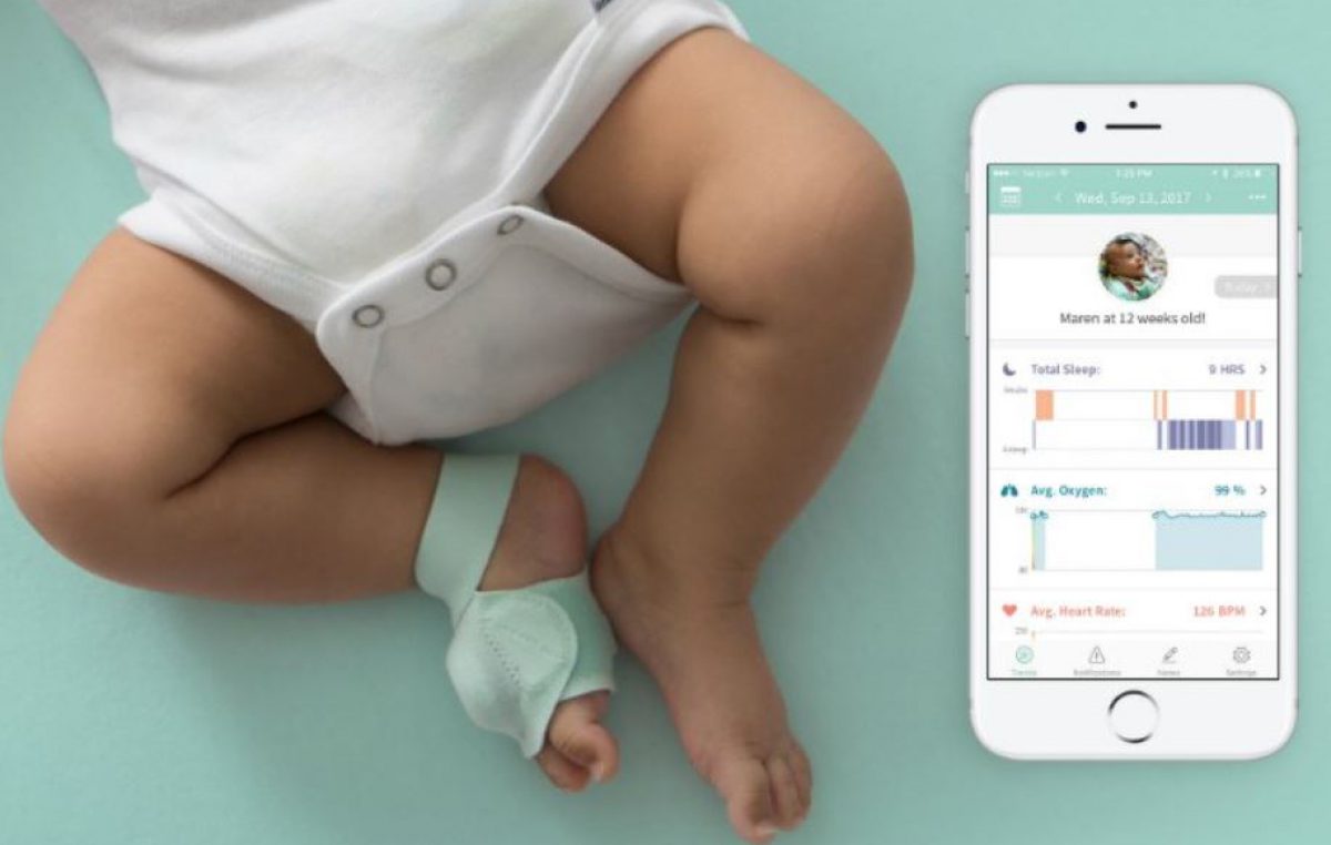 “智能袜子”实时追踪婴儿心率和血氧
