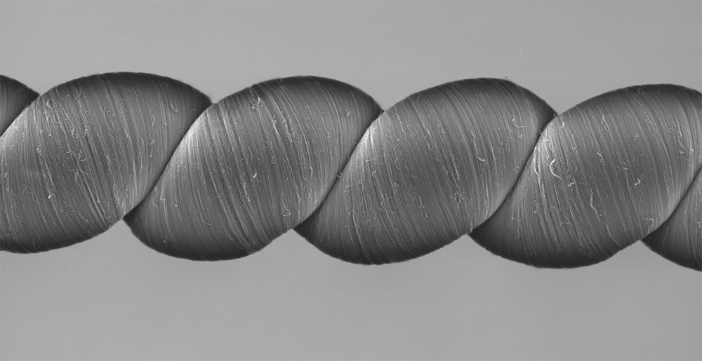 Energy harvesting yarns generate electricity