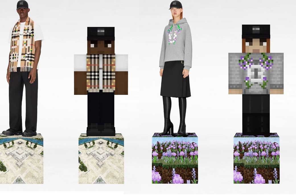 UK's Burberry partners with Minecraft for in-game adventure, capsule