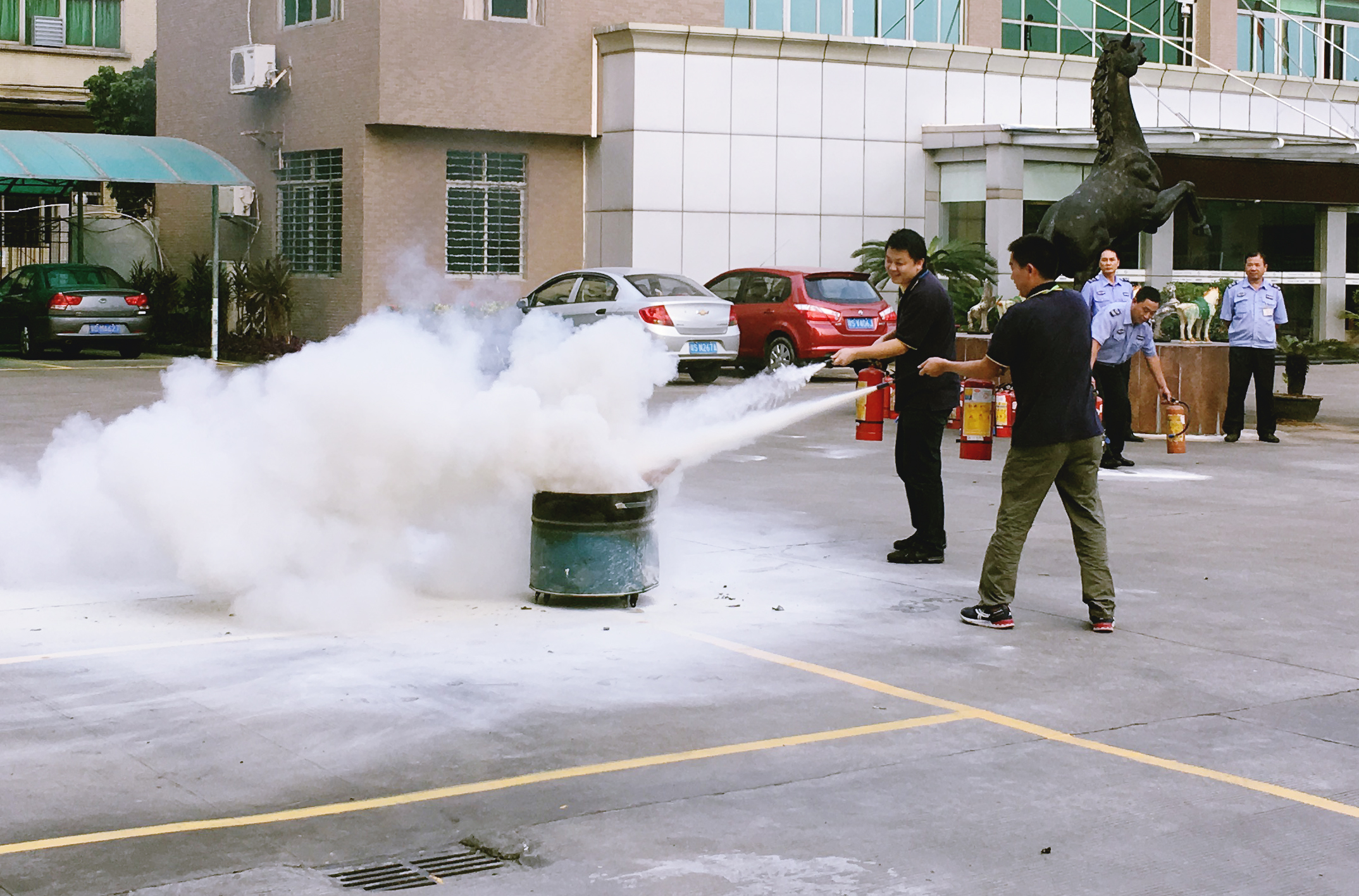 "119" fire evacuation exercise briefing